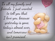 to all my family and friends