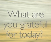 What are you grateful for today?