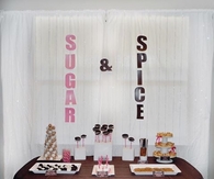 Sugar and spice baby shower