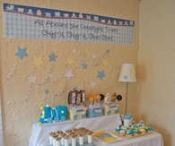 Goodnight train baby shower