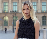 Black and White Lace Dress