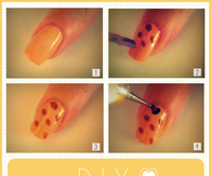 DIY Leopard nails