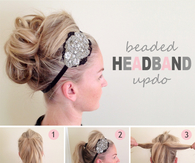 DIY Beaded Updo