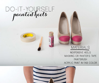 DIY Painted Heels