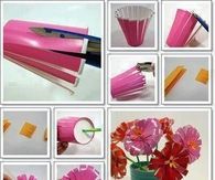 DIY Plastic Cup Flowers
