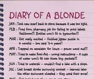 Diary of a blonde