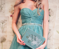 Vintage turquoise dress