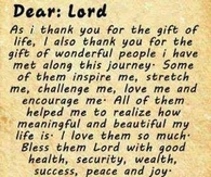Dear Lord