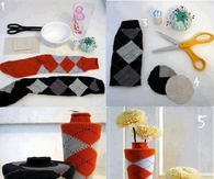 DIY Sock Vase