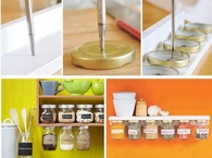 DIY Spice Jar Organization