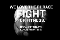 Fight for fitness