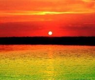 Rainbow sunset