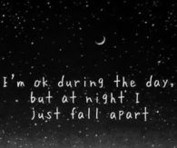 Ok during the day