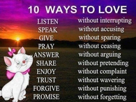 10 ways to love