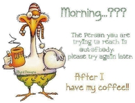 after I have my coffee