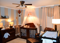 Animal theme nursery