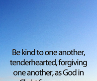 Be kind