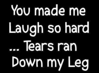 You made me laugh so hard...