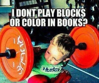 I lift weights!!