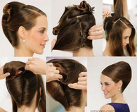 DIY Updo Hair Style