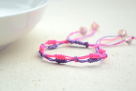 Easy Friendship Bracelet with Snake Knot