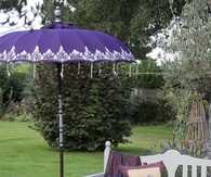 Purple Garden Umbrella