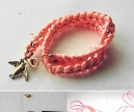 DIY Pink Fashionable Bracelet