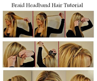DIY Braid Headband Hair Tutorial