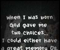 Two choices