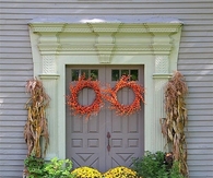 Front Entrance Decked out for Fall