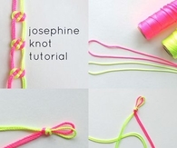 DIY Josephine Knot Tutorial