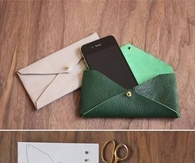 DIY Leather Envelope Case