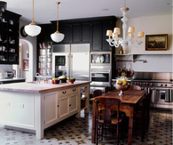 Black and White Kitchen