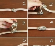 DIY Rubber band Blot Necklace