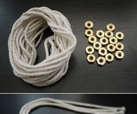 DIY braided hex nut bracelet
