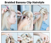 Braided Banana Clip Hair Style