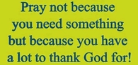 Pray