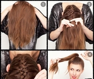 DIY bun hairstyle