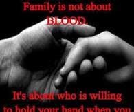 family is not always about blood