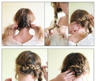 DIY Easy Braided Updo