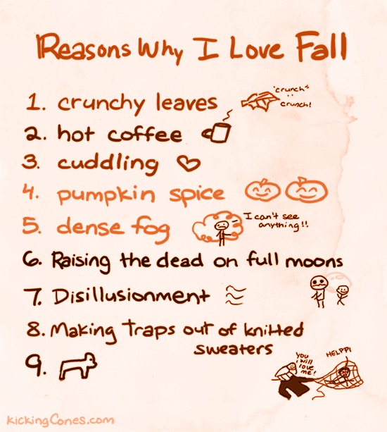 Reasons why i love fall