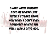 5 years from now