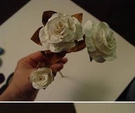DIY Easy Paper White Rose