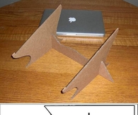 DIY Simple Cardboard Laptop Stand