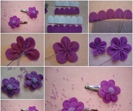 DIY Flower Hair Clip