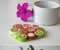 DIY Felt Coasters