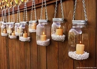 diy mason jar candes
