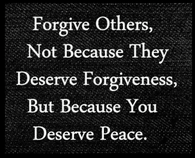 forgive others