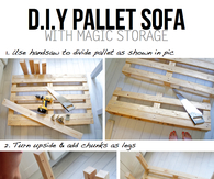 Diy Storage Pallet Sofa