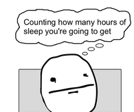 Counting how many hours of sleep you going to get